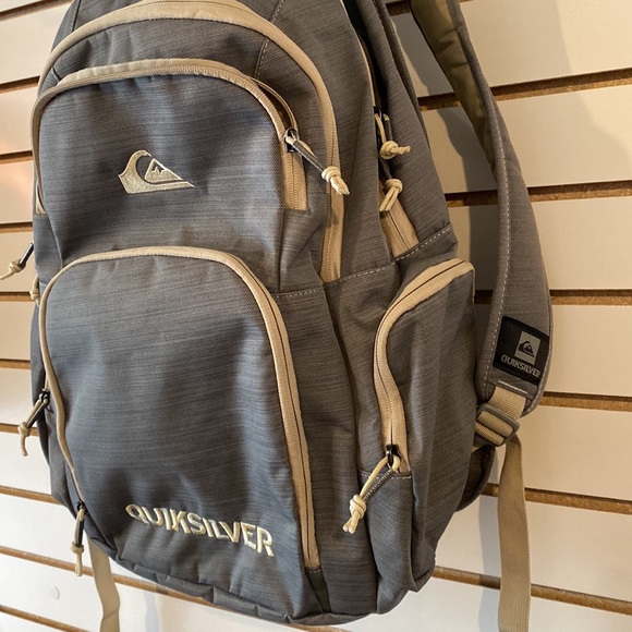 Grey/Tan Quicksilver Backpack - Picture 2 of 4